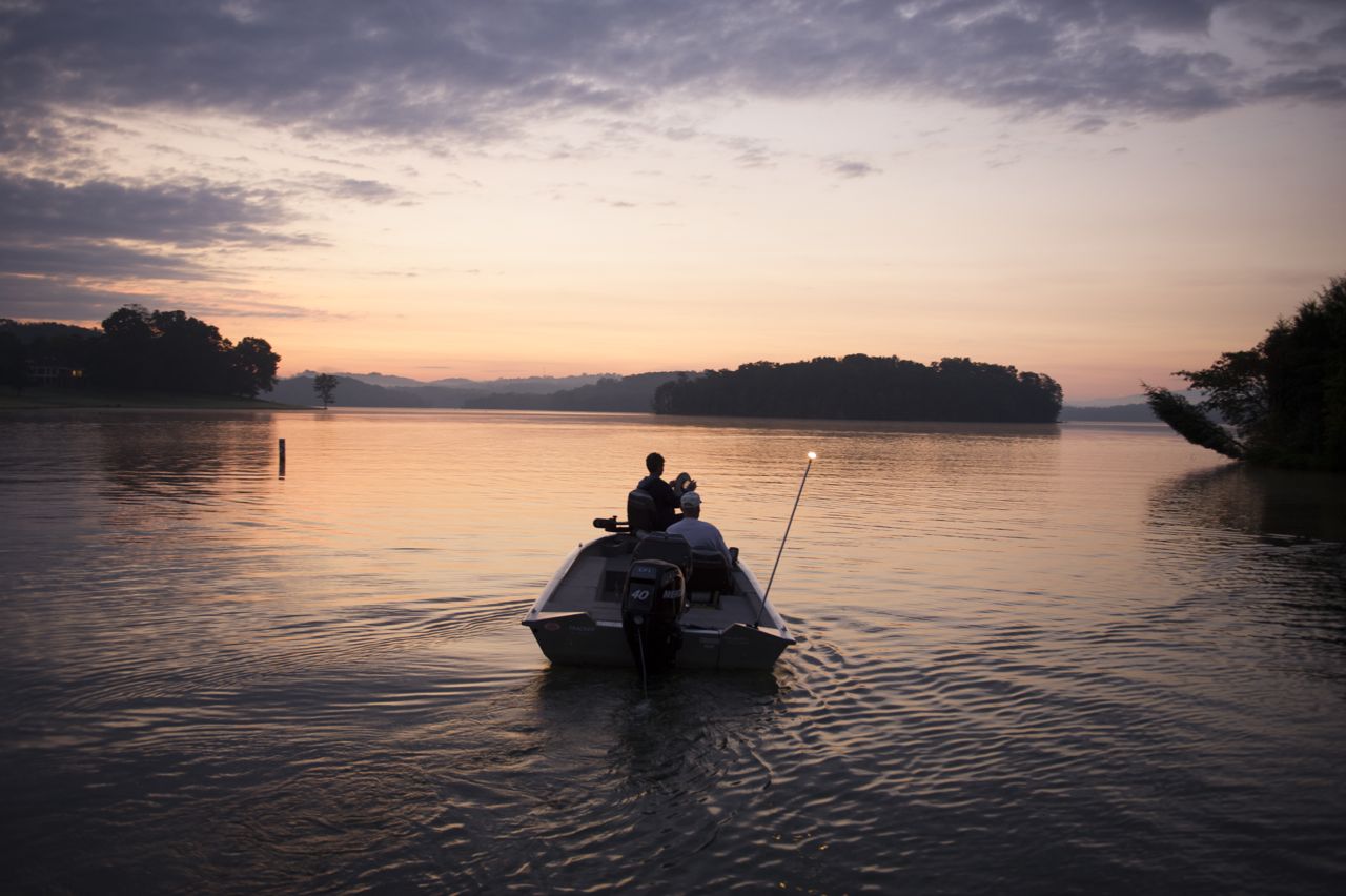Tellico Lake | Men on Fishing Boat