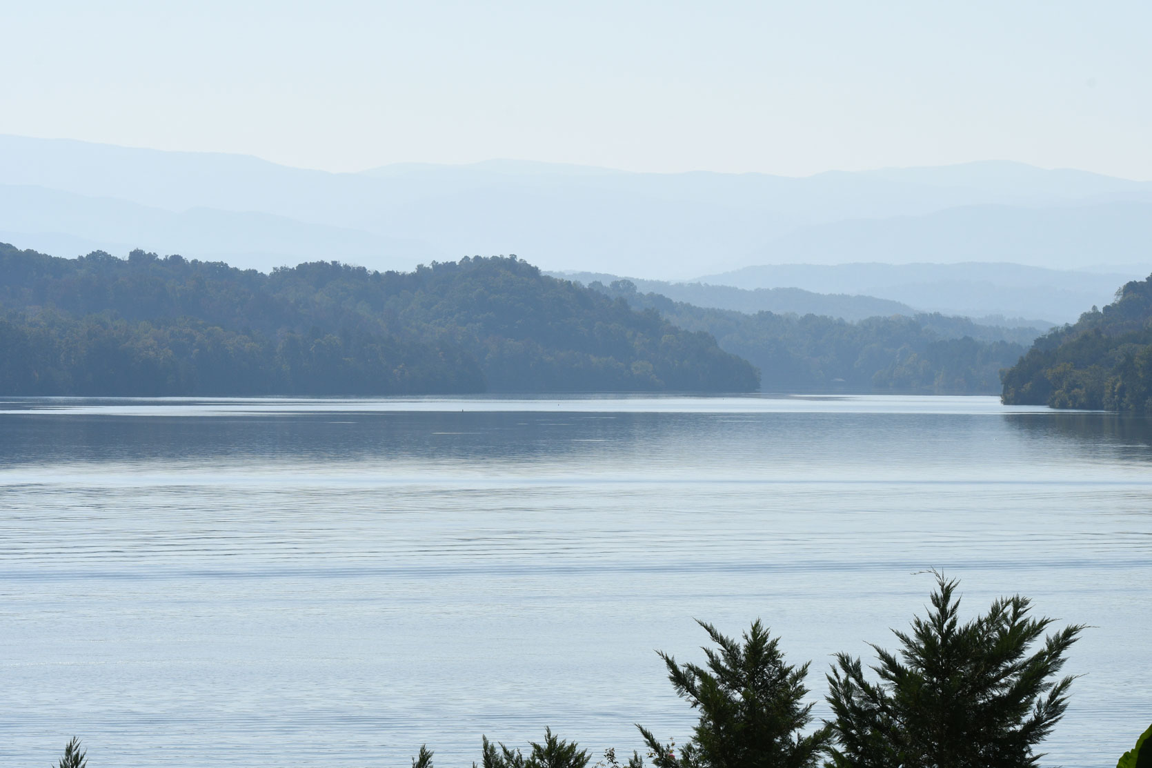 Daytime view of Tellico Lake